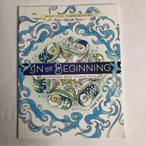Majestic Expressions In The‎ Beginning Inspiration Christian Faith Coloring Book